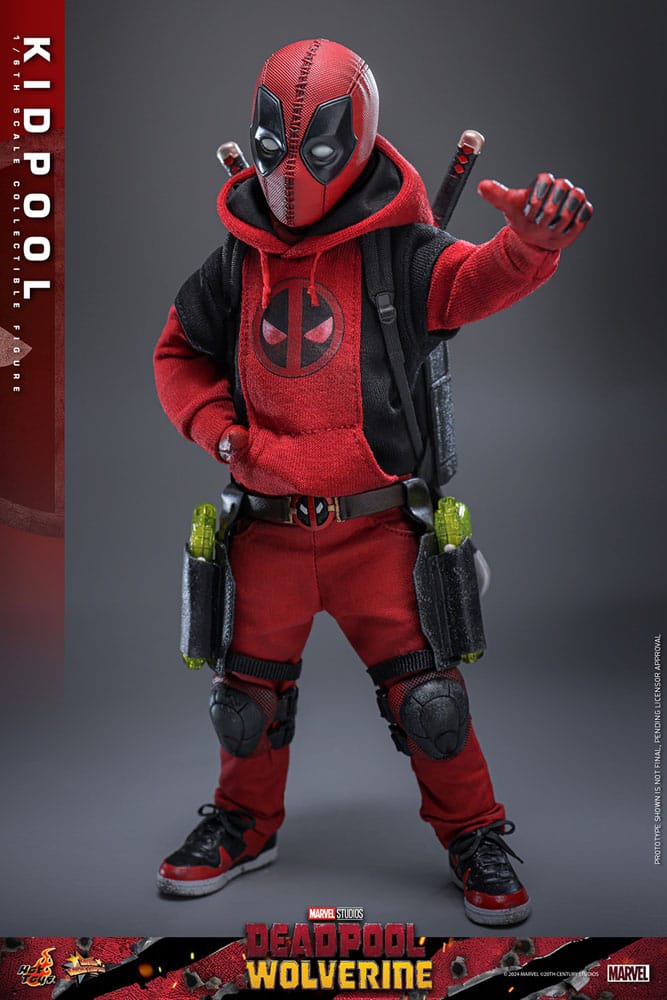 Deadpool & Wolverine Movie Masterpiece Actionfigur 1/6 Kidpool 22 cm Image 6