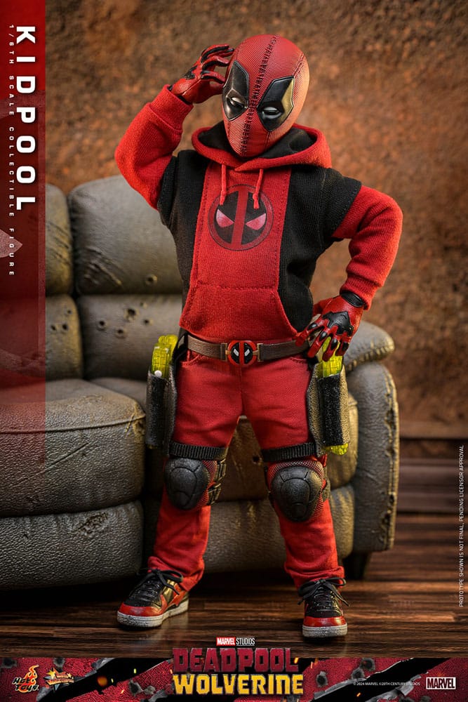 Deadpool & Wolverine Movie Masterpiece Actionfigur 1/6 Kidpool 22 cm Image 9