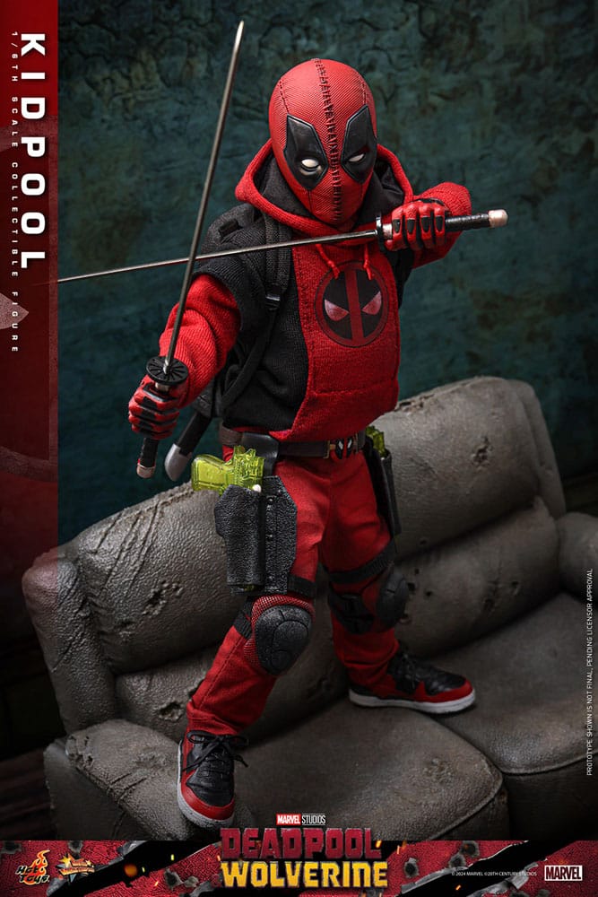 Deadpool & Wolverine Movie Masterpiece Actionfigur 1/6 Kidpool 22 cm Image 11