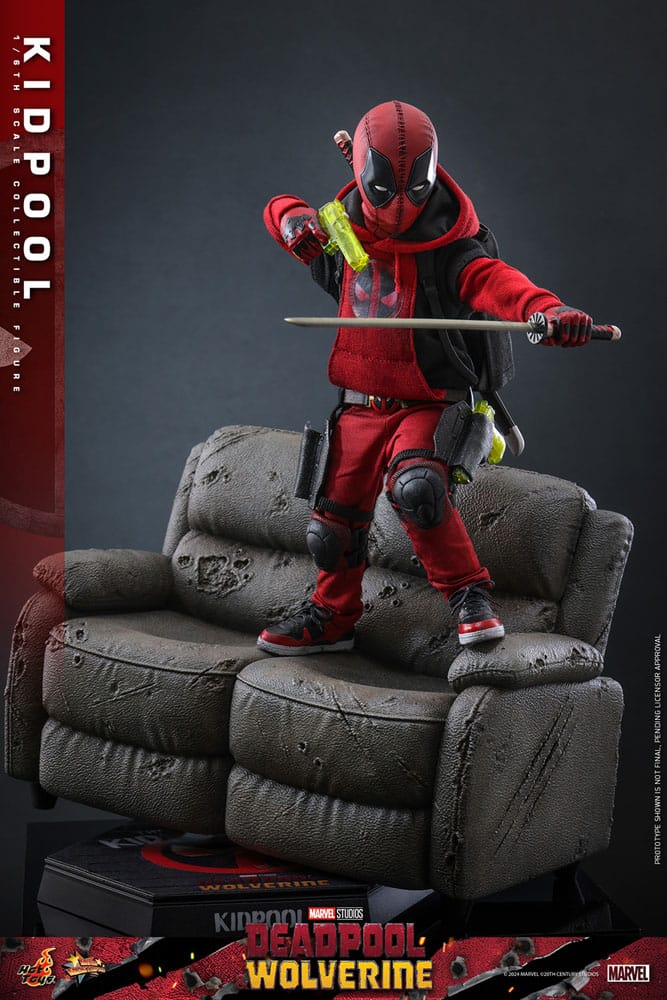 Deadpool & Wolverine Movie Masterpiece Actionfigur 1/6 Kidpool 22 cm Image 12