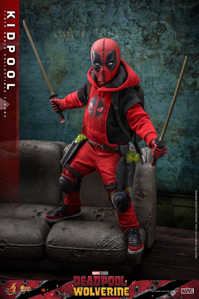 Deadpool & Wolverine Movie Masterpiece Actionfigur 1/6 Kidpool 22 cm Image 13