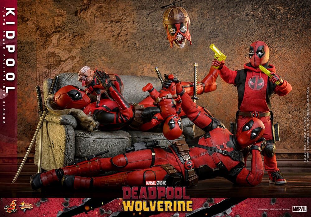 Deadpool & Wolverine Movie Masterpiece Actionfigur 1/6 Kidpool 22 cm Image 17
