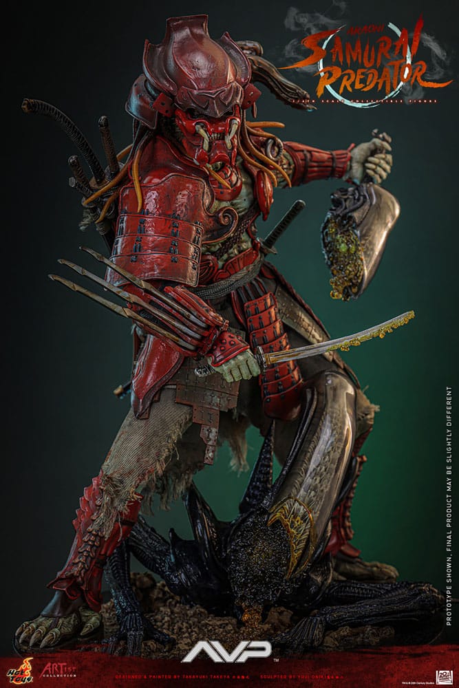 Alien vs. Predator Artist Collection Actionfigur 1/6 Akaoni Samurai Predator 35 cm Image 2