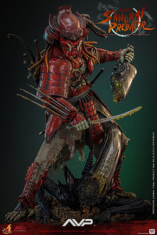 Alien vs. Predator Artist Collection Actionfigur 1/6 Akaoni Samurai Predator 35 cm Image 2