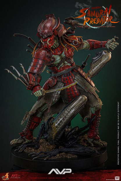 Alien vs. Predator Artist Collection Actionfigur 1/6 Akaoni Samurai Predator 35 cm Image 4
