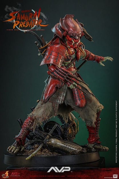 Alien vs. Predator Artist Collection Actionfigur 1/6 Akaoni Samurai Predator 35 cm Image 6