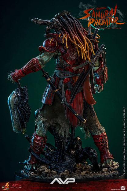 Alien vs. Predator Artist Collection Actionfigur 1/6 Akaoni Samurai Predator 35 cm Image 9