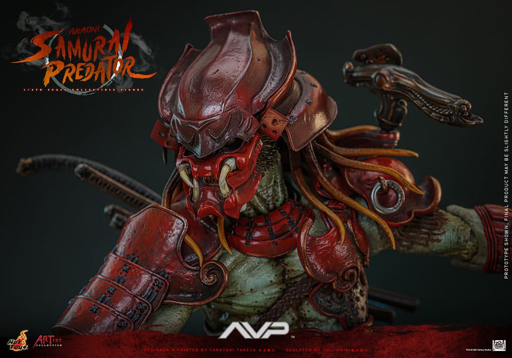 Alien vs. Predator Artist Collection Actionfigur 1/6 Akaoni Samurai Predator 35 cm Image 10