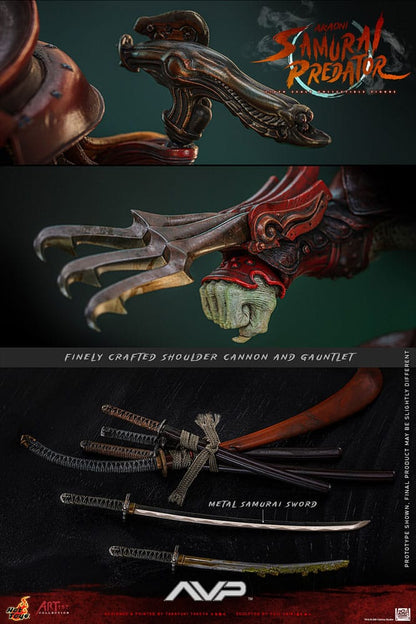 Alien vs. Predator Artist Collection Actionfigur 1/6 Akaoni Samurai Predator 35 cm Image 16