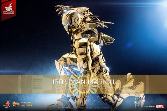 Iron Man Movie Masterpiece Diecast Actionfigur 1/6 Iron Man Mark III (Gold Color Version) Hot Toys Exclusive 33 cm Image 2