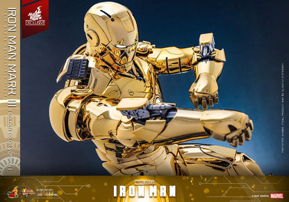 Iron Man Movie Masterpiece Diecast Actionfigur 1/6 Iron Man Mark III (Gold Color Version) Hot Toys Exclusive 33 cm Image 14