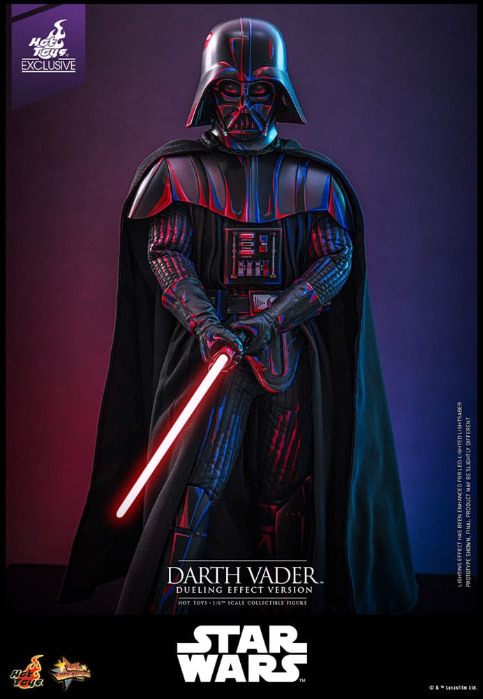 Star Wars Movie Masterpiece Actionfigur 1/6 Darth Vader (Dueling Effect Version) Hot Toys Exclusive 35 cm Image 1