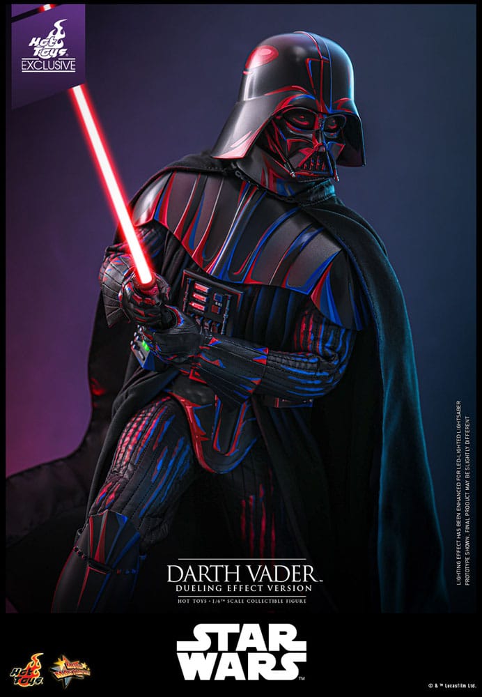 Star Wars Movie Masterpiece Actionfigur 1/6 Darth Vader (Dueling Effect Version) Hot Toys Exclusive 35 cm Image 4