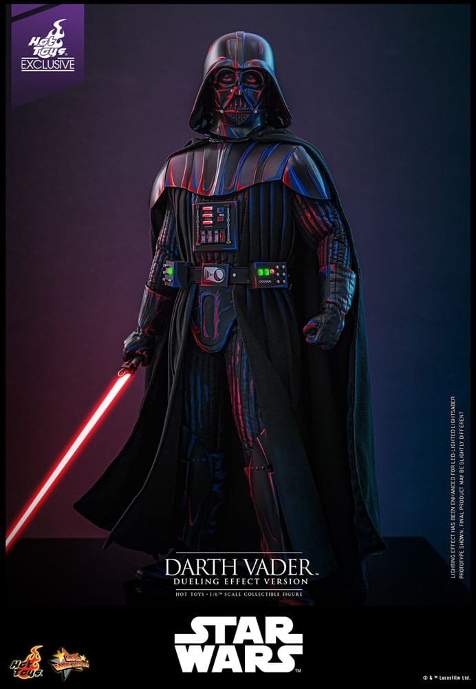 Star Wars Movie Masterpiece Actionfigur 1/6 Darth Vader (Dueling Effect Version) Hot Toys Exclusive 35 cm Image 5
