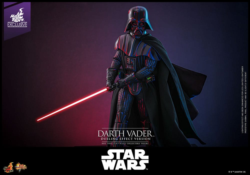 Star Wars Movie Masterpiece Actionfigur 1/6 Darth Vader (Dueling Effect Version) Hot Toys Exclusive 35 cm Image 7