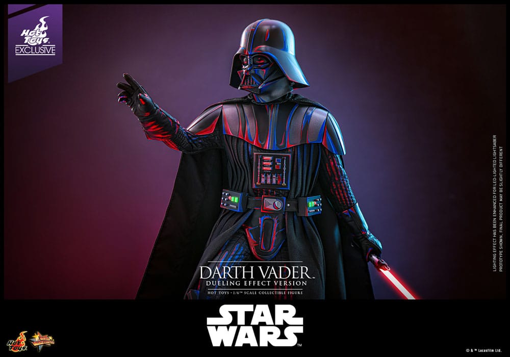 Star Wars Movie Masterpiece Actionfigur 1/6 Darth Vader (Dueling Effect Version) Hot Toys Exclusive 35 cm Image 8