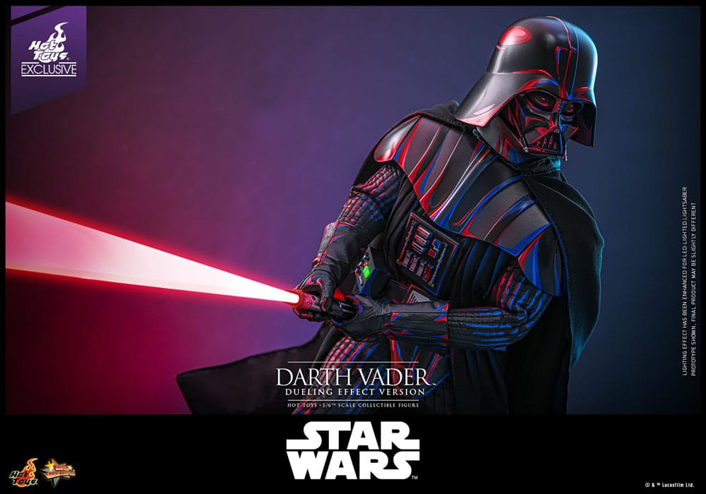 Star Wars Movie Masterpiece Actionfigur 1/6 Darth Vader (Dueling Effect Version) Hot Toys Exclusive 35 cm Image 12