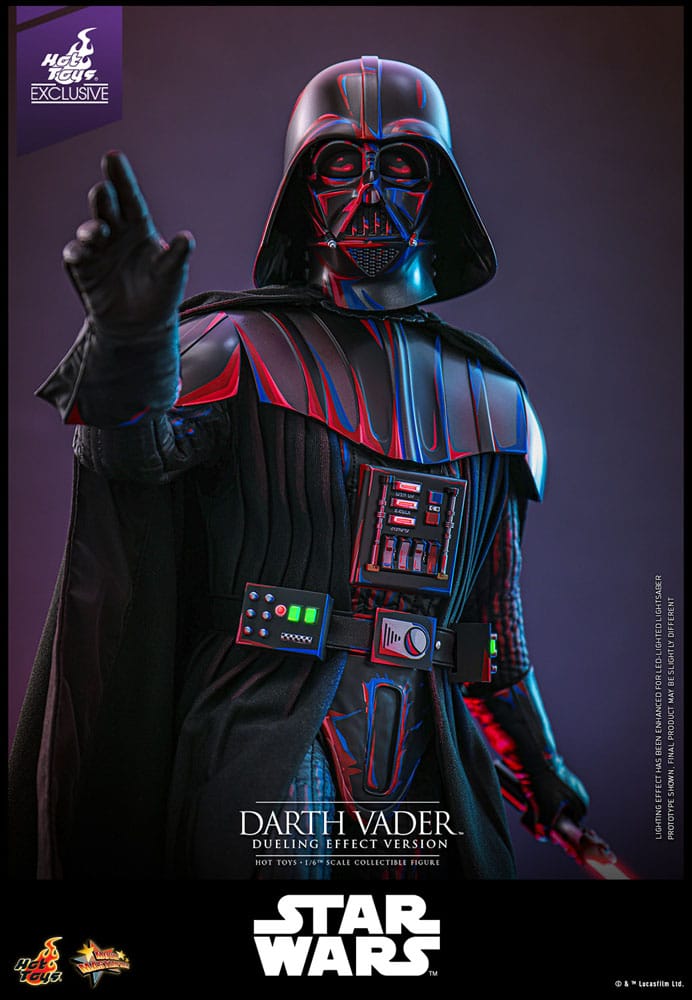 Star Wars Movie Masterpiece Actionfigur 1/6 Darth Vader (Dueling Effect Version) Hot Toys Exclusive 35 cm Image 13