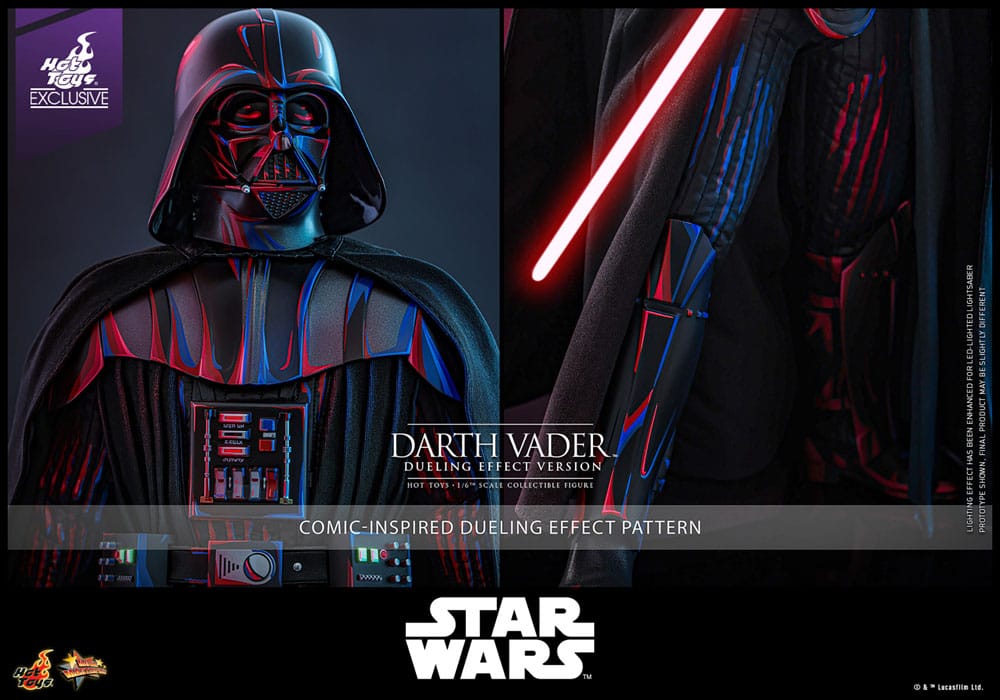 Star Wars Movie Masterpiece Actionfigur 1/6 Darth Vader (Dueling Effect Version) Hot Toys Exclusive 35 cm Image 17