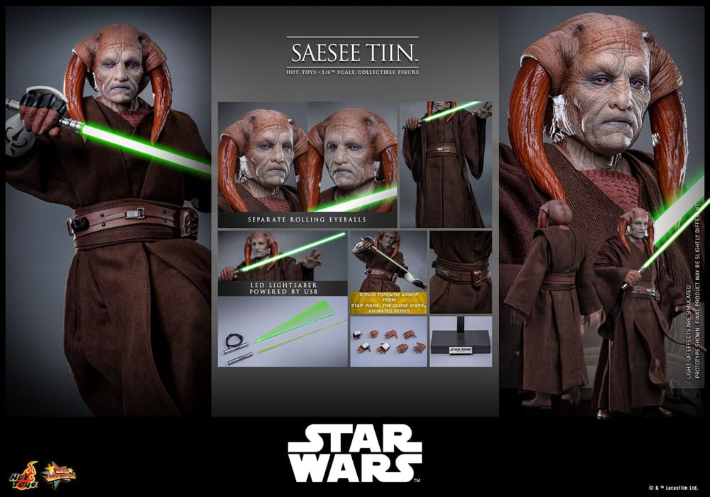 Star Wars: Episode III - Die Rache der Sith Movie Masterpiece Actionfigur 1/6 Saesee Tiin 31 cm Image 20