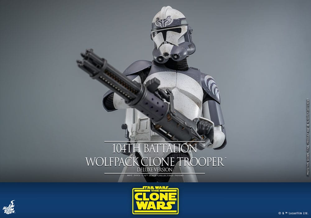 Star Wars The Clone Wars Actionfigur 1/6 104th Battalion Wolfpack Clone Trooper Deluxe Version 30 cm Image 5