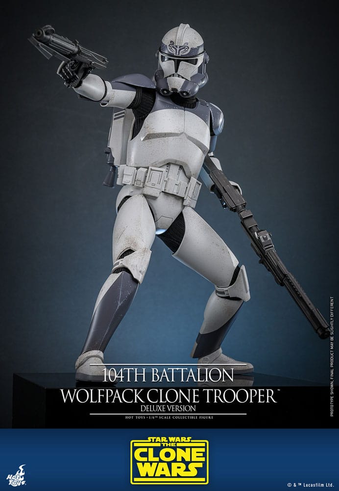 Star Wars The Clone Wars Actionfigur 1/6 104th Battalion Wolfpack Clone Trooper Deluxe Version 30 cm Image 7