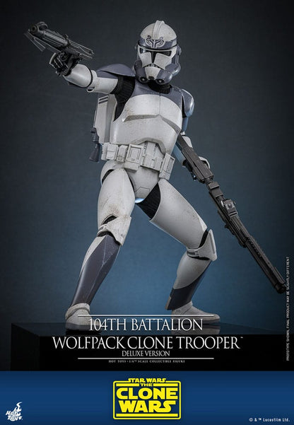 Star Wars The Clone Wars Actionfigur 1/6 104th Battalion Wolfpack Clone Trooper Deluxe Version 30 cm Image 7