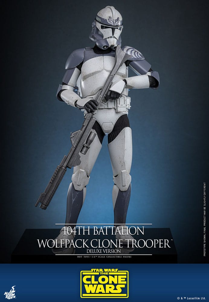 Star Wars The Clone Wars Actionfigur 1/6 104th Battalion Wolfpack Clone Trooper Deluxe Version 30 cm Image 8