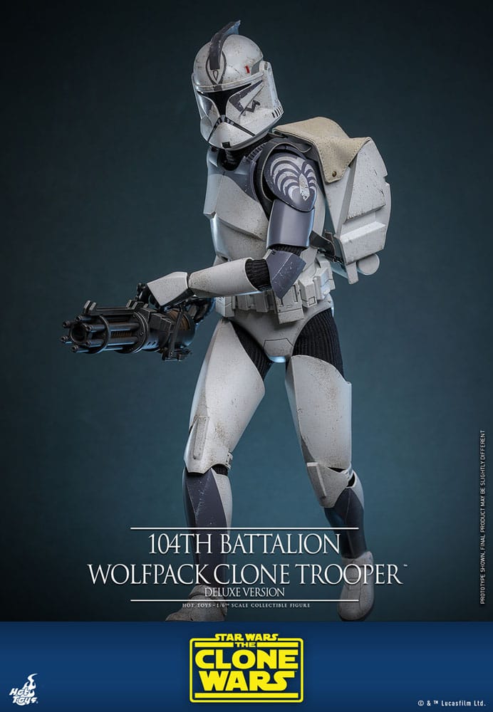 Star Wars The Clone Wars Actionfigur 1/6 104th Battalion Wolfpack Clone Trooper Deluxe Version 30 cm Image 10