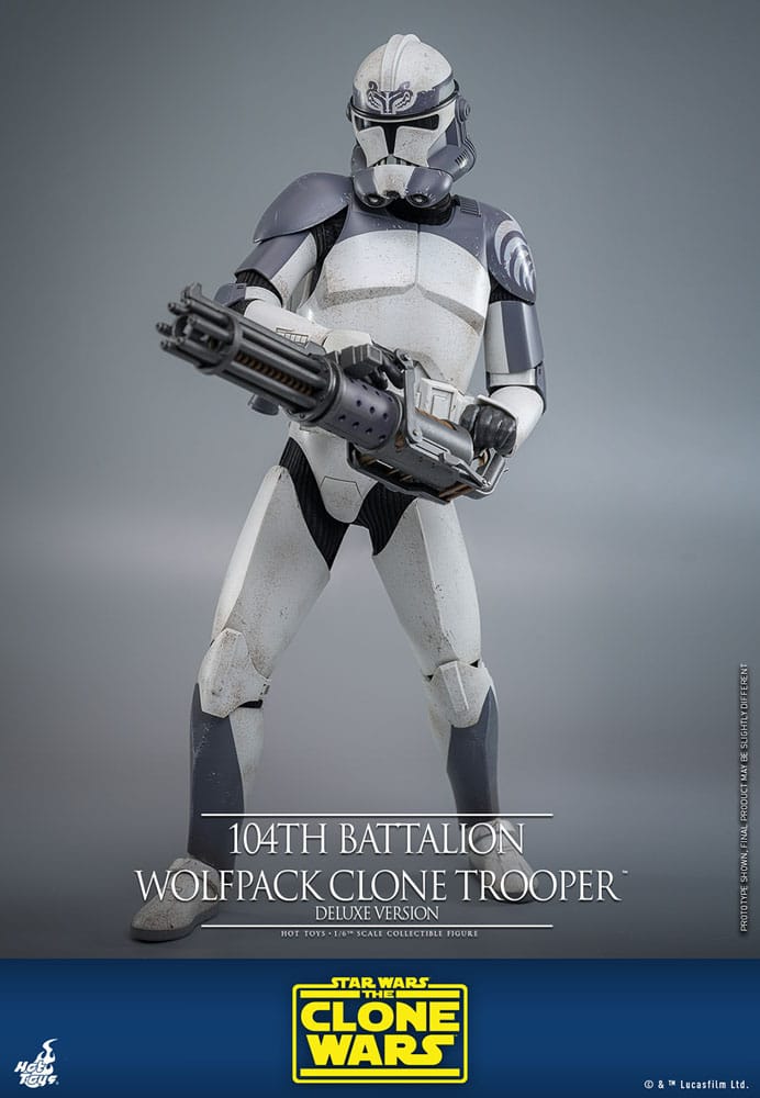 Star Wars The Clone Wars Actionfigur 1/6 104th Battalion Wolfpack Clone Trooper Deluxe Version 30 cm Image 11