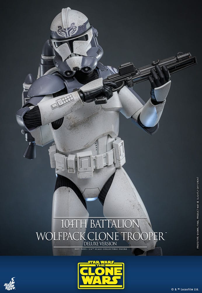Star Wars The Clone Wars Actionfigur 1/6 104th Battalion Wolfpack Clone Trooper Deluxe Version 30 cm Image 13