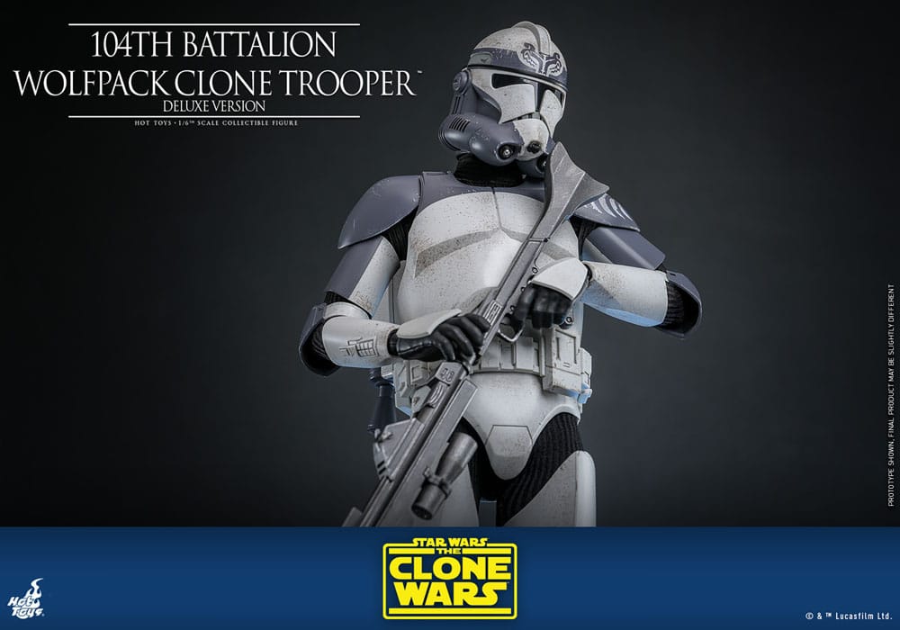 Star Wars The Clone Wars Actionfigur 1/6 104th Battalion Wolfpack Clone Trooper Deluxe Version 30 cm Image 15