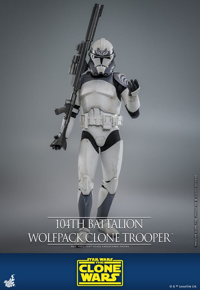 Star Wars The Clone Wars Actionfigur 1/6 104th Battalion Wolfpack Clone Trooper 30 cm Image 3