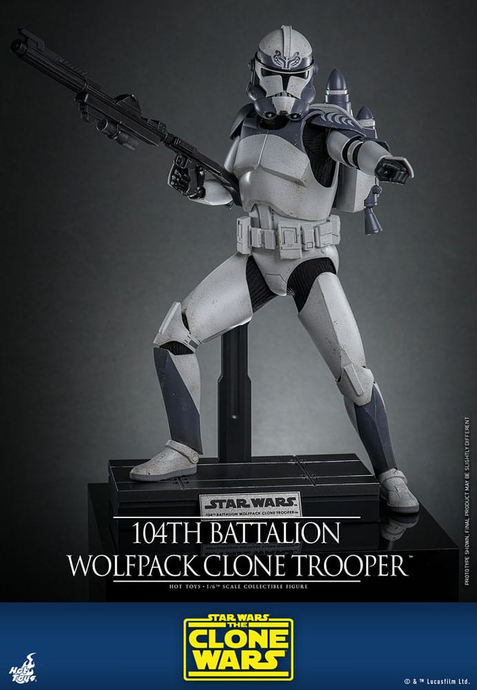 Star Wars The Clone Wars Actionfigur 1/6 104th Battalion Wolfpack Clone Trooper 30 cm Image 5