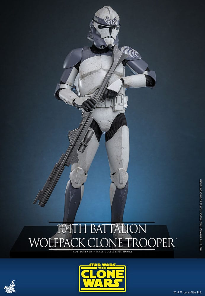 Star Wars The Clone Wars Actionfigur 1/6 104th Battalion Wolfpack Clone Trooper 30 cm Image 6