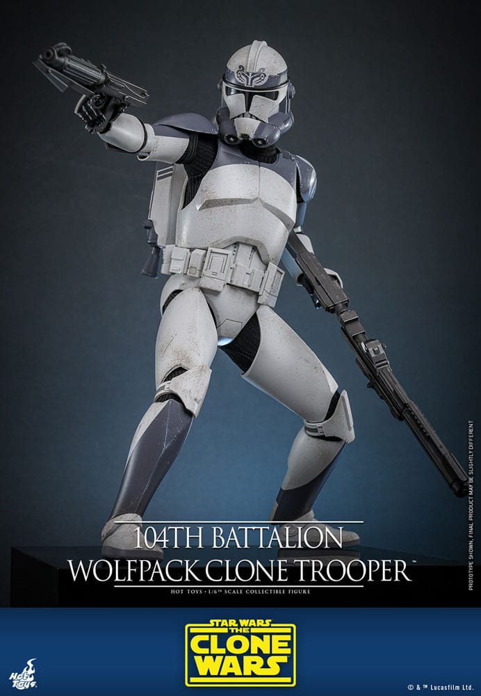 Star Wars The Clone Wars Actionfigur 1/6 104th Battalion Wolfpack Clone Trooper 30 cm Image 8