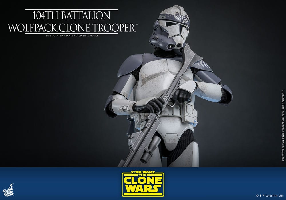 Star Wars The Clone Wars Actionfigur 1/6 104th Battalion Wolfpack Clone Trooper 30 cm Image 9
