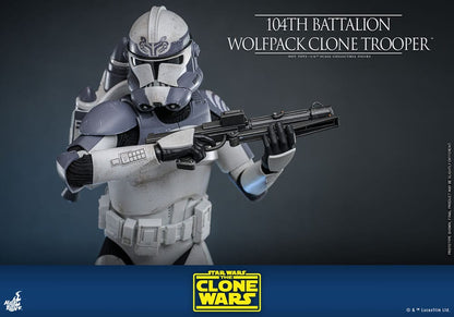 Star Wars The Clone Wars Actionfigur 1/6 104th Battalion Wolfpack Clone Trooper 30 cm Image 10