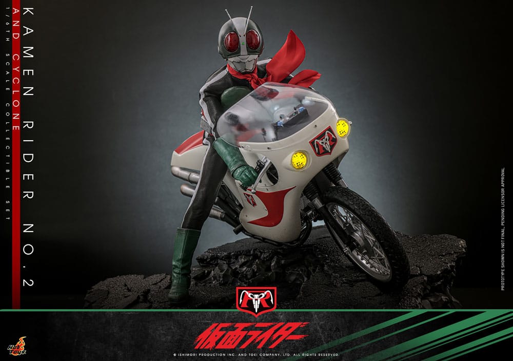 Kamen Rider 1/6 Kamen Rider No. 2 und Cylone  30 cm Image 3