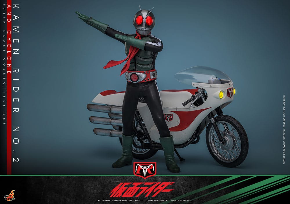 Kamen Rider 1/6 Kamen Rider No. 2 und Cylone  30 cm Image 4