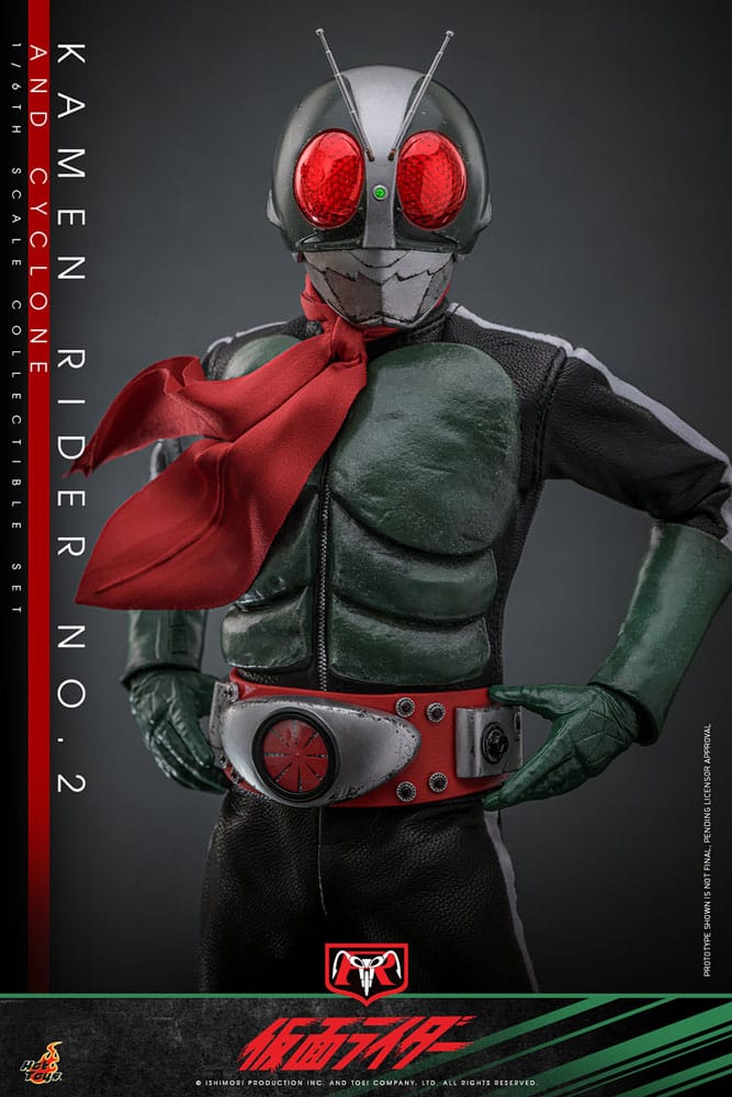 Kamen Rider 1/6 Kamen Rider No. 2 und Cylone  30 cm Image 5