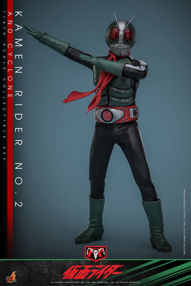 Kamen Rider 1/6 Kamen Rider No. 2 und Cylone  30 cm Image 6