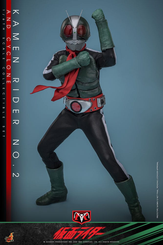 Kamen Rider 1/6 Kamen Rider No. 2 und Cylone  30 cm Image 7