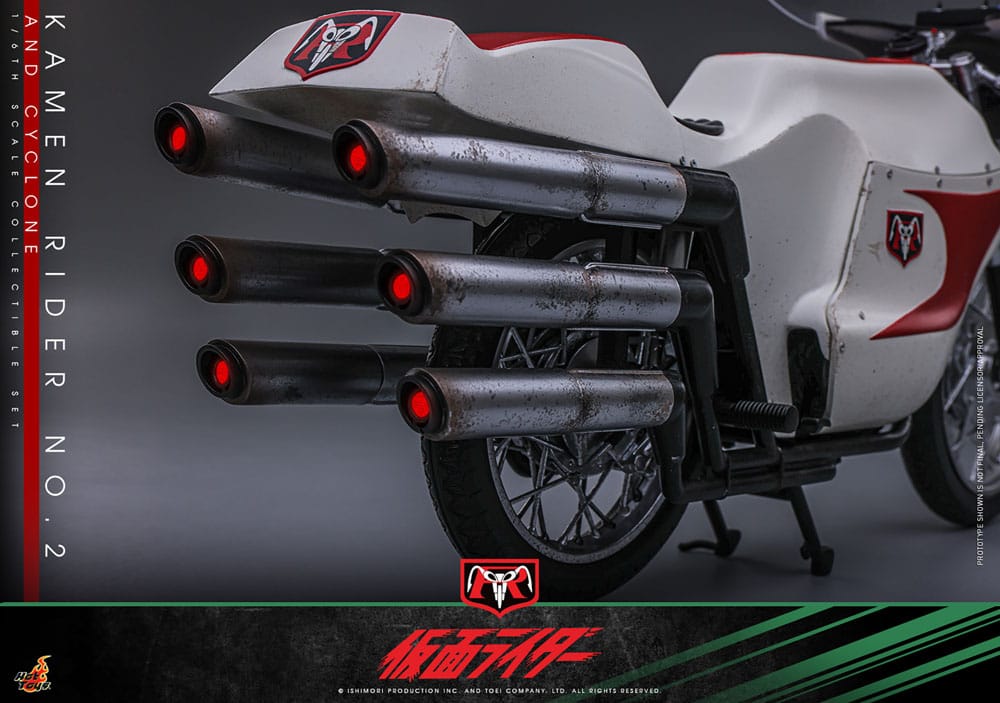 Kamen Rider 1/6 Kamen Rider No. 2 und Cylone  30 cm Image 12