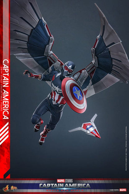 Captain America: Brave New World Movie Masterpiece Actionfigur 1/6 Captain America 30 cm Image 4