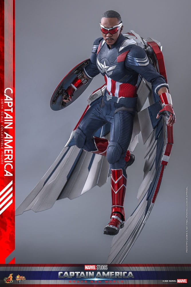 Captain America: Brave New World Movie Masterpiece Actionfigur 1/6 Captain America 30 cm Image 6
