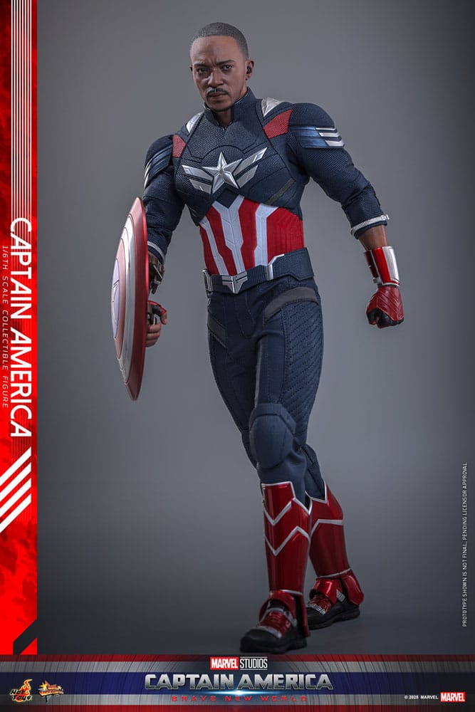 Captain America: Brave New World Movie Masterpiece Actionfigur 1/6 Captain America 30 cm Image 7