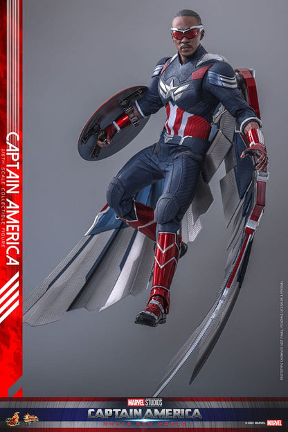 Captain America: Brave New World Movie Masterpiece Actionfigur 1/6 Captain America 30 cm Image 9