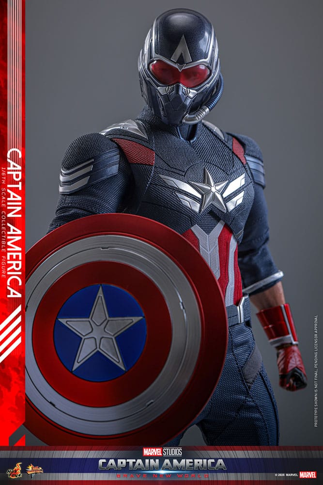 Captain America: Brave New World Movie Masterpiece Actionfigur 1/6 Captain America 30 cm Image 10