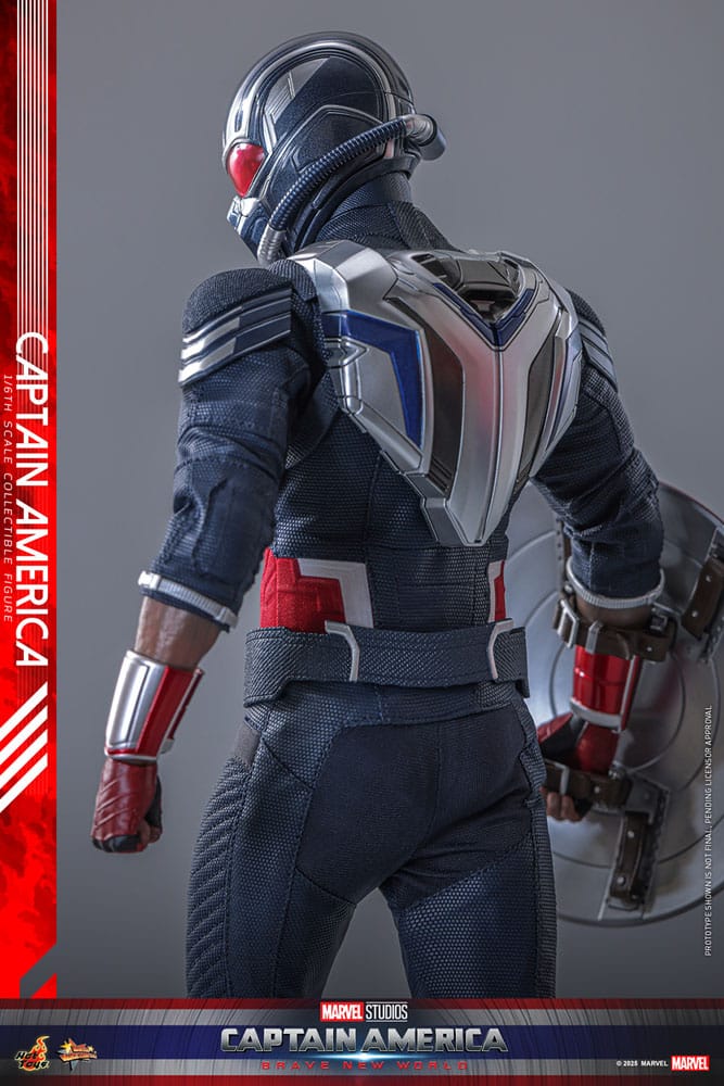 Captain America: Brave New World Movie Masterpiece Actionfigur 1/6 Captain America 30 cm Image 14